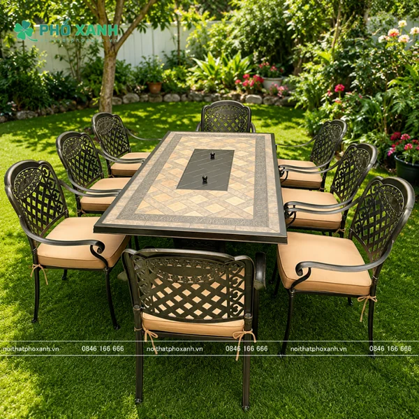 Tại sao Nội Thất Phố Xanh là đối tác cung cấp bàn ghế ngoại thất hàng đầu cho các dự án