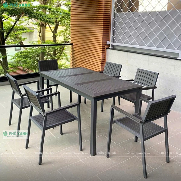 Top 6 mẫu bàn ghế composite cho nhà hàng đáng đầu tư hiện nay