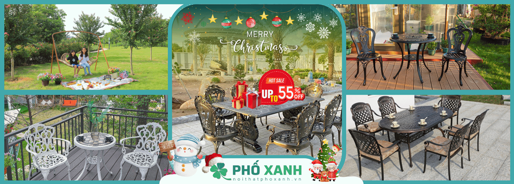 Ưu Đ&atilde;i Khủng Nh&acirc;n Dịp Noel v&agrave; Đ&oacute;n Năm Mới L&ecirc;n Đến 55% Tại Phố Xanh