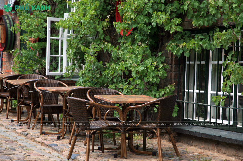 Bố tr&iacute; b&agrave;n ghế qu&aacute;n cafe đẹp