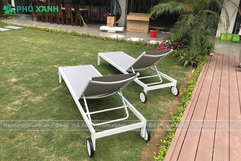 Ghế hồ bơi không tay sang trọng, đẳng cấp