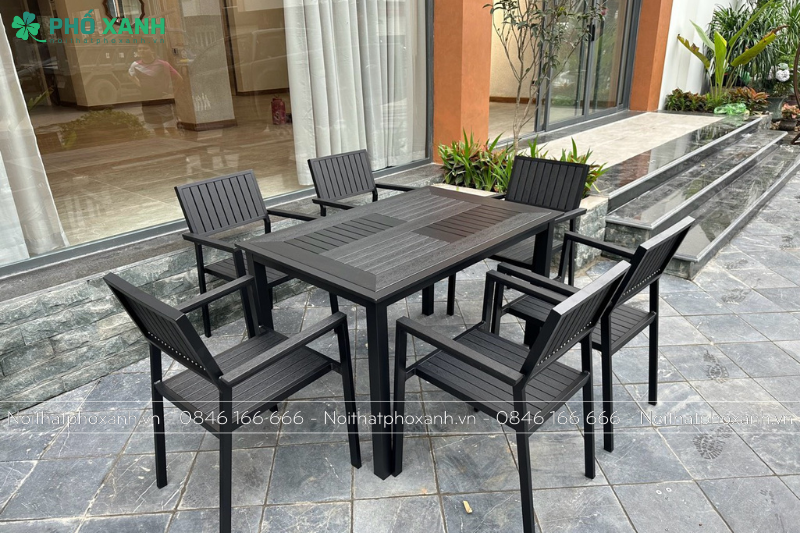 B&agrave;n ghế Nhựa Composite