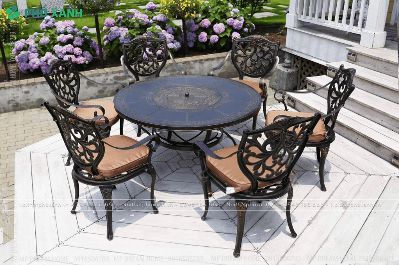 Giữ lâu dài vẻ đẹp bàn ghế nhôm đúc: Bí quyết vệ sinh và bảo quản trong khí hậu nồm ẩm của mùa xuân