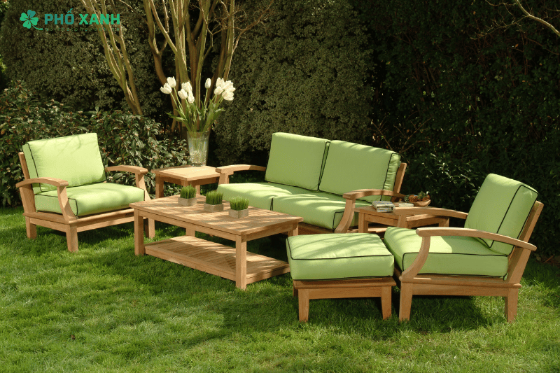 Làm thế nào để bảo quản sofa sân vườn trong mùa mưa - Bí quyết cho không gian xanh