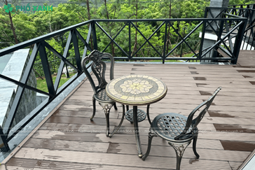 Thiết kế ban công xanh ấn tượng phù hợp với không gian chung cư