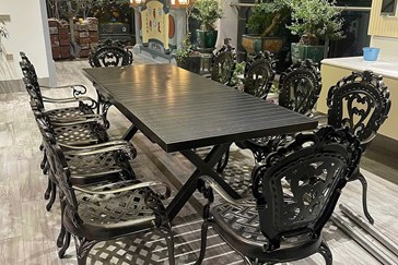 Cung cấp và lắp đặt Bộ bàn ghế hợp kim nhôm đúc thu gọn thông minh tại Lê Văn Lương, Hà Nội