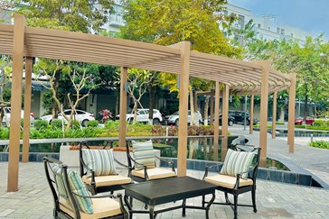 Bộ sofa nhôm đúc Tại dự án The Manor Nguyễn Xiển