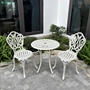 Bộ bàn ghế nhôm đúc nhỏ ban công, sân vườn BND-D60D01TK
