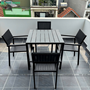 Bộ bàn ghế Composite (Polywood) nhà hàng quán cafe BCP-8080NDKD