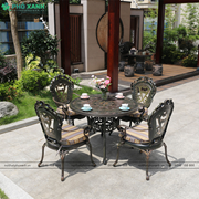 Bộ bàn ghế tròn hợp kim nhôm đúc sơn tĩnh điện BND-HV100TTD