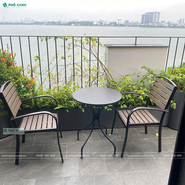 Bàn thép kết hợp ghế Composite 1 bàn 2 ghế BFE-D60D