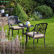 Bộ bàn ghế nhôm đúc sân vườn dành cho ban công, sân vườn nhỏ BND-D60D03