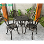 Bộ bàn ghế nhôm đúc nhỏ ngoài trời,sân vườn,ban công BND-6070D
