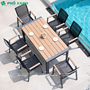 Bộ bàn ghế Polywood nhà hàng, quán cafe, sân vườn BPLW-15090GRAY