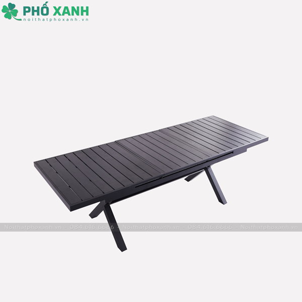 Bộ bàn ghế sân vườn thu gọn thông minh chất liệu nhôm đúc BTG-18090NVD