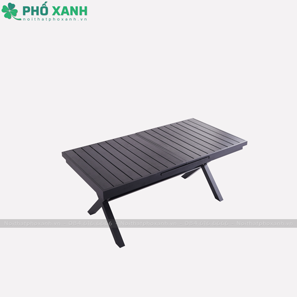 Bộ bàn ghế sân vườn thu gọn thông minh chất liệu nhôm đúc BTG-18090NVD