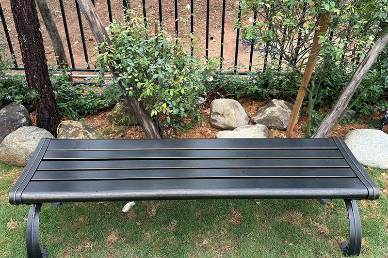 Ghế c&ocirc;ng vi&ecirc;n nh&ocirc;m đ&uacute;c sơn tĩnh điện kh&ocirc;ng tựa GCV-NDKT