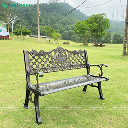 Băng ghế công viên nhôm đúc sân vườn ngoài trời GCV-NHD