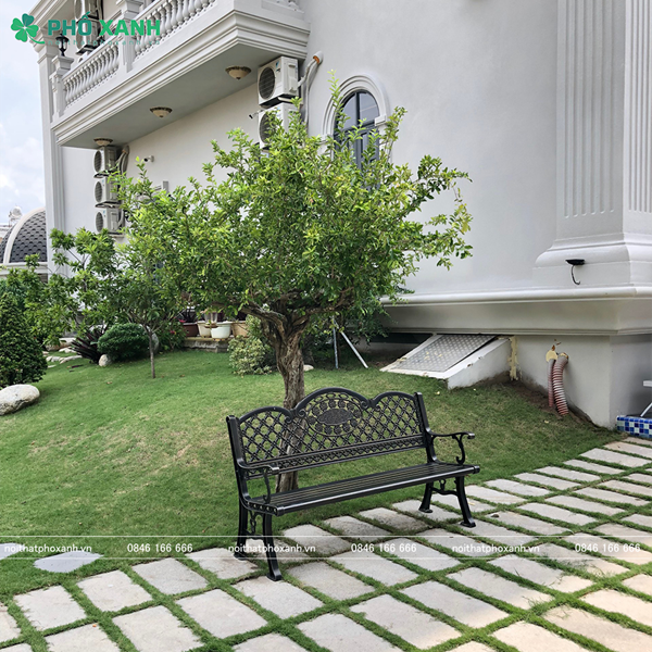 Ghế công viên nhôm đúc sân vườn công viên GCV-150ND