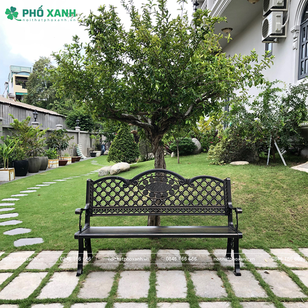Ghế công viên nhôm đúc sân vườn công viên GCV-150ND