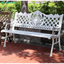 Ghế công viên nhôm đúc sân vườn biệt thự GCV-NHTK