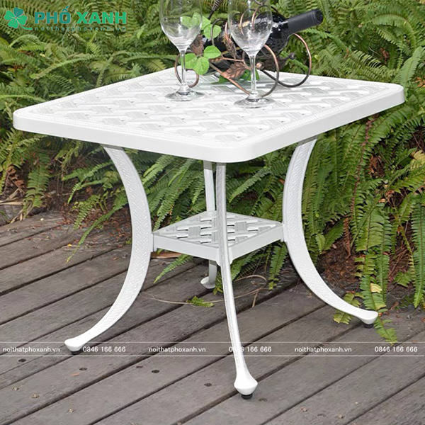 Ghế công viên nhôm đúc sân vườn biệt thự GCV-NHTK