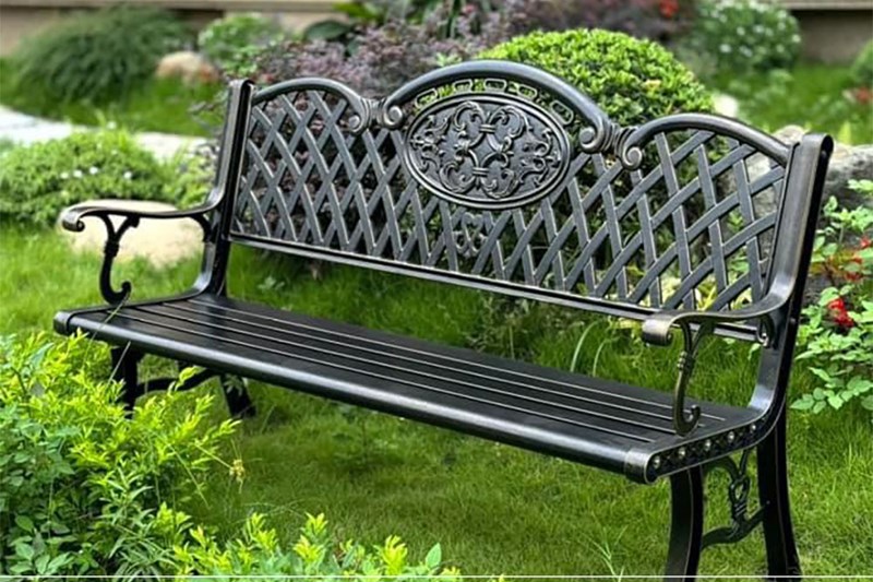 Ghế c&ocirc;ng vi&ecirc;n nh&ocirc;m đ&uacute;c s&acirc;n vườn c&ocirc;ng vi&ecirc;n GCV-150NHD