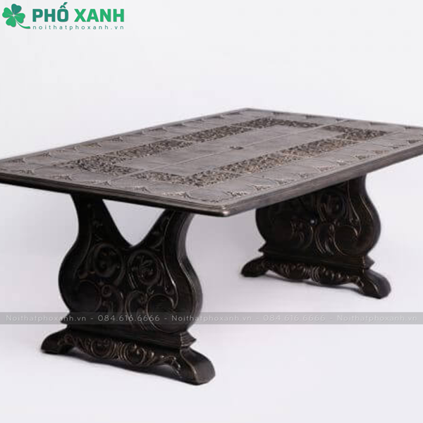 Bộ bàn ghế nhôm đúc biệt thự sân vườn cao cấp BND-CC21001100D