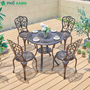 Bộ bàn ghế ngòai trời hợp kim nhôm đúc BND-HV80NND