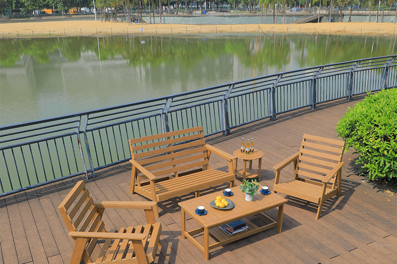 Bộ b&agrave;n ghế sofa ngo&agrave;i trời Composite nhập khẩu SF-CPSV