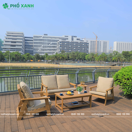 Bộ bàn ghế sofa Composite ngoài trời nhập khẩu SF-CPSV