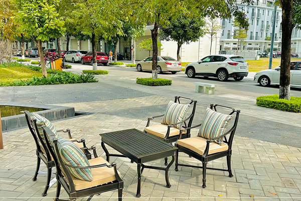Bộ sofa hợp kim nh&ocirc;m đ&uacute;c ngo&agrave;i trời,s&acirc;n vườn SF-DND
