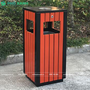 Thùng rác vuông ngoài trời sân vườn TR-V