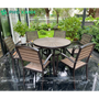 Bộ bàn ghế Composite sân vườn, nhà hàng, cafe BCP-105NXKD