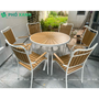 Bộ bàn ghế nhựa Composite nhà hàng sân vườn BCP-105NGKT