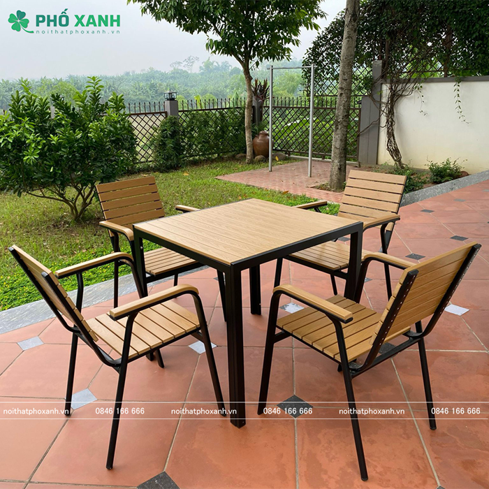 Bộ b&agrave;n ghế&nbsp;Composite (Polywood)