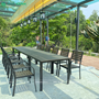 Bộ bàn ghế nhựa Composite nhà hàng, sân vườn BCP-15080NXKD