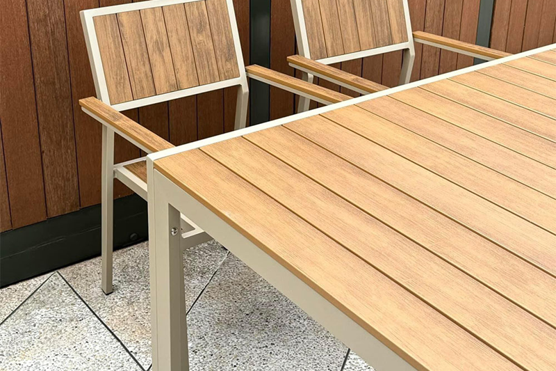 Bộ b&agrave;n ghế nan nhựa Composite nh&agrave; h&agrave;ng qu&aacute;n cafe BCP-15090