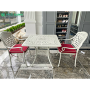 Đặt hàng Bộ bàn ghế nhôm đúc hình vuông BND-9090TK