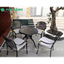 Bộ bàn ghế nhôm đúc ngoài trời 4 chỗ BND-80D