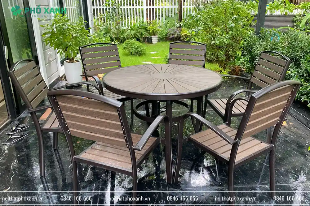 Bộ bàn ghế sân vườn đẹp - Điểm nhấn cho không gian sống 2025