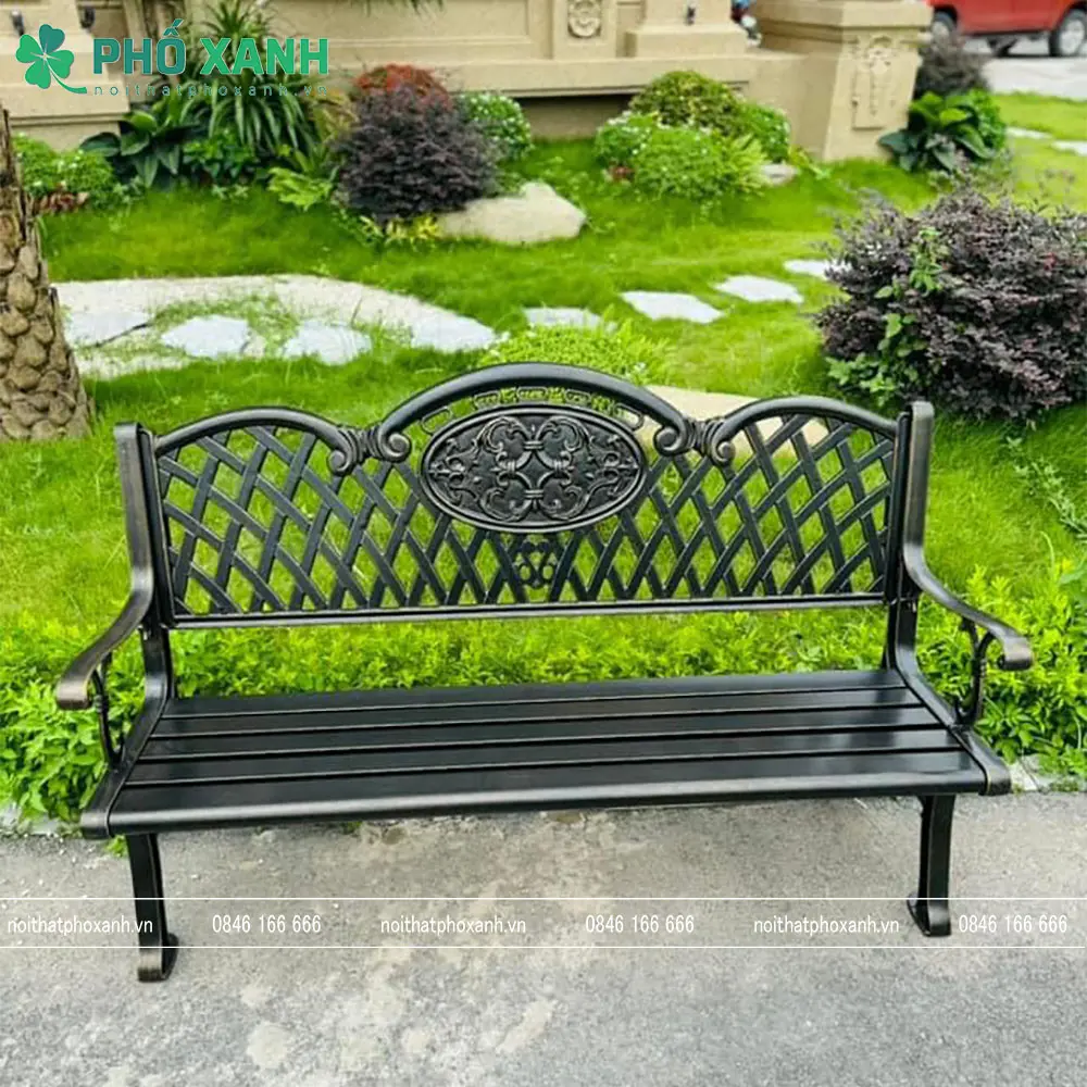 Ghế c&ocirc;ng vi&ecirc;n nh&ocirc;m đ&uacute;c s&acirc;n vườn c&ocirc;ng vi&ecirc;n GCV-150NHD